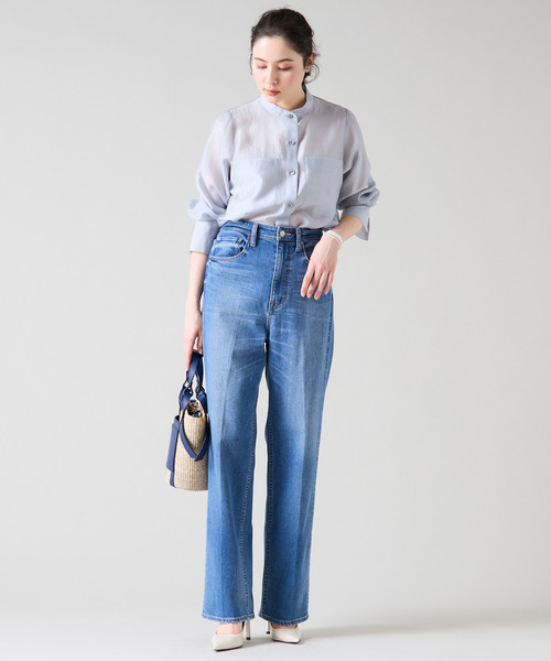 Tiara(ティアラ)の「ビッグポケットシャツブラウス(シャツ/ブラウス・レディース・サックスブルー/ホワイト/イエロー・FREE)」の13枚目の写真