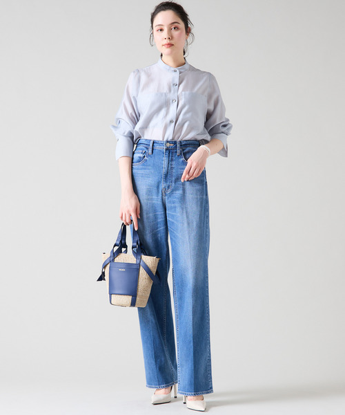 Tiara(ティアラ)の「ビッグポケットシャツブラウス(シャツ/ブラウス・レディース・サックスブルー/ホワイト/イエロー・FREE)」の14枚目の写真