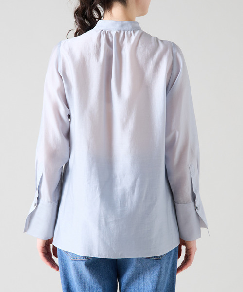 Tiara(ティアラ)の「ビッグポケットシャツブラウス(シャツ/ブラウス・レディース・サックスブルー/ホワイト/イエロー・FREE)」の17枚目の写真