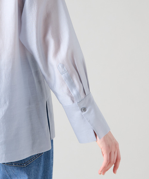 Tiara(ティアラ)の「ビッグポケットシャツブラウス(シャツ/ブラウス・レディース・サックスブルー/ホワイト/イエロー・FREE)」の18枚目の写真