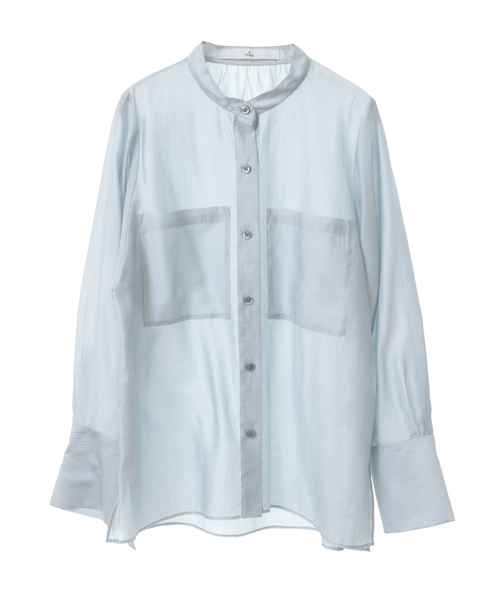 Tiara(ティアラ)の「ビッグポケットシャツブラウス(シャツ/ブラウス・レディース・サックスブルー/ホワイト/イエロー・FREE)」の19枚目の写真