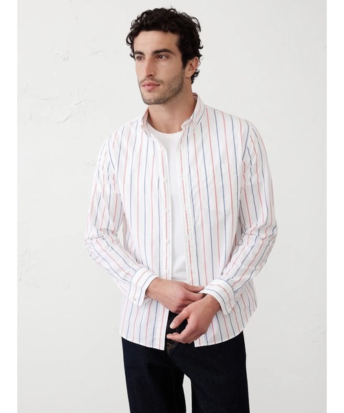 BANANA REPUBLIC FACTORY STORE(バナナリパブリック ファクトリーストア)の「BANANA REPUBLIC FACTORY STORE コットンシャツ(シャツ/ブラウス・メンズ・チェック/イエロー/ブルー/ブルー系その他/ライトブルー/ホワイト×ネイビー/その他1/ブラウン系その他/グレー/マルチ/カーキ/その他/ネイビー/ブラウン/ホワイト系その他/ブルー系その他2/ブルー系その他3・XL/L/M/S)」の11枚目の写真