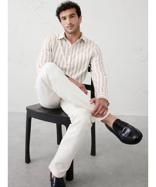 BANANA REPUBLIC FACTORY STORE(バナナリパブリック ファクトリーストア)の「BANANA REPUBLIC FACTORY STORE コットンシャツ(シャツ/ブラウス・メンズ・チェック/イエロー/ブルー/ブルー系その他/ライトブルー/ホワイト×ネイビー/その他1/ブラウン系その他/グレー/マルチ/カーキ/その他/ネイビー/ブラウン/ホワイト系その他/ブルー系その他2/ブルー系その他3・XL/L/M/S)」の19枚目の写真