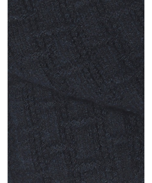 SUIT SQUARE（スーツスクエア）の「ニットジャケット ハンドウォッシュ ジャカード メタルボタン（ニット/セーター・レディース・チャコールグレー/ネイビー・38(9号)）」の15枚目の写真