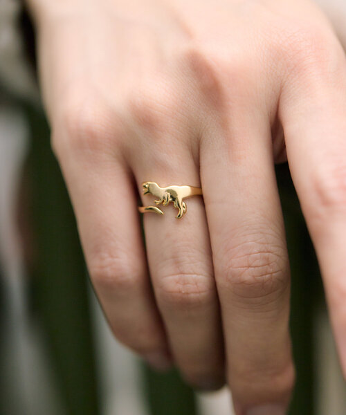 ear PAPILLONNER（イアパピヨネ）の「《WEB限定》ティラノザウルスリング（リング・レディース・シルバー/ゴールド・ONE SIZE）」の11枚目の写真