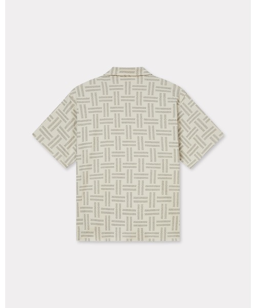 KENZO ケンゾー　ヴィンテージ　和柄　着物シャツ セール】'KENZO Weave' ハワイアン シャツ（シャツ/ブラウス