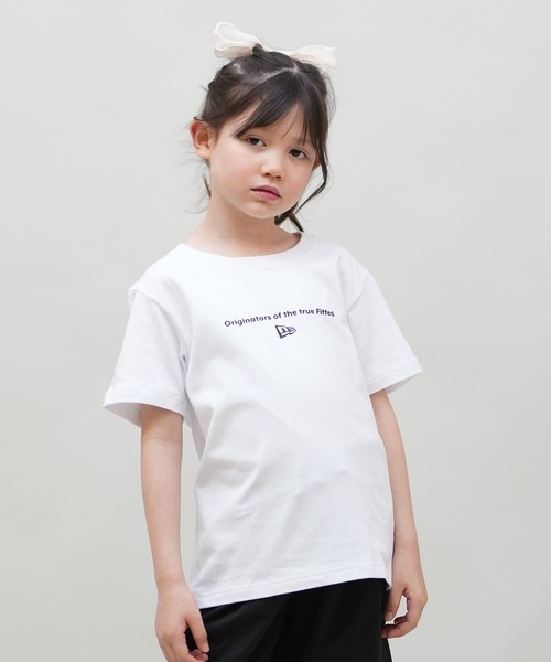 NEW ERA（ニューエラ）の「NEW ERA/ニューエラ YTH SS CT TEE CIRCLE OOT キッズ Tシャツ 14414389/14414391（Tシャツ/カットソー・キッズ・ホワイト/ブラック・130cm/160cm/150cm/140cm）」の12枚目の写真