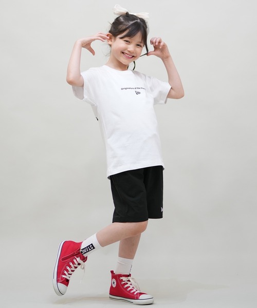 NEW ERA（ニューエラ）の「NEW ERA/ニューエラ YTH SS CT TEE CIRCLE OOT キッズ Tシャツ 14414389/14414391（Tシャツ/カットソー・キッズ・ホワイト/ブラック・130cm/160cm/150cm/140cm）」の13枚目の写真