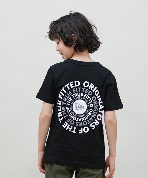 NEW ERA（ニューエラ）の「NEW ERA/ニューエラ YTH SS CT TEE CIRCLE OOT キッズ Tシャツ 14414389/14414391（Tシャツ/カットソー・キッズ・ホワイト/ブラック・130cm/160cm/150cm/140cm）」の17枚目の写真
