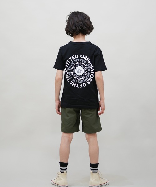 NEW ERA（ニューエラ）の「NEW ERA/ニューエラ YTH SS CT TEE CIRCLE OOT キッズ Tシャツ 14414389/14414391（Tシャツ/カットソー・キッズ・ホワイト/ブラック・130cm/160cm/150cm/140cm）」の19枚目の写真