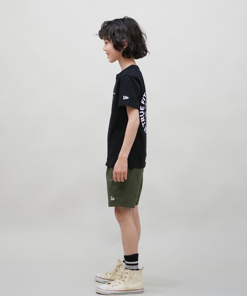NEW ERA（ニューエラ）の「NEW ERA/ニューエラ YTH SS CT TEE CIRCLE OOT キッズ Tシャツ 14414389/14414391（Tシャツ/カットソー・キッズ・ホワイト/ブラック・130cm/160cm/150cm/140cm）」の20枚目の写真