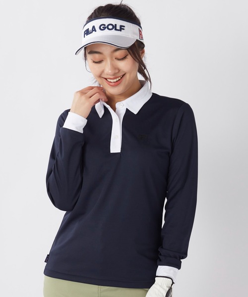 ブラウス シャツ 「FILA GOLF」「吸汗速乾/紫外線対策/UVケア」長袖シャツ レディース FILA GOLF ブラウス シャツ 「FILA GOLF」「吸汗速乾/紫外線対策