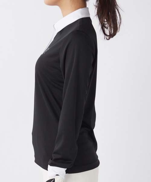 FILA GOLF（フィラゴルフ ）の「長袖シャツ（シャツ/ブラウス・レディース・ホワイト/ネイビー/ブラック・MEDIUM/LARGE/X-LARGE）」の8枚目の写真