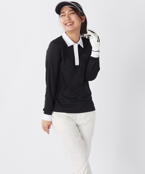 FILA GOLF（フィラゴルフ ）の「長袖シャツ（シャツ/ブラウス・レディース・ホワイト/ネイビー/ブラック・MEDIUM/LARGE/X-LARGE）」の15枚目の写真