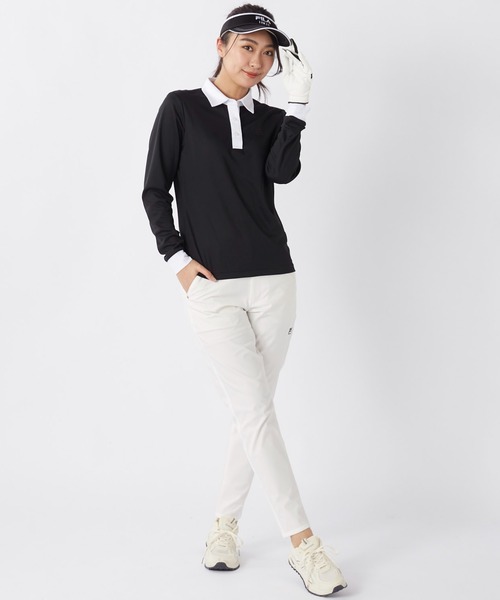 FILA GOLF（フィラゴルフ ）の「長袖シャツ（シャツ/ブラウス・レディース・ホワイト/ネイビー/ブラック・MEDIUM/LARGE/X-LARGE）」の16枚目の写真