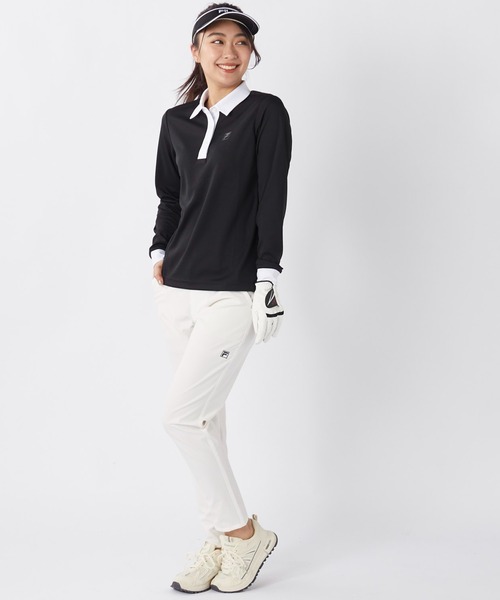 FILA GOLF（フィラゴルフ ）の「長袖シャツ（シャツ/ブラウス・レディース・ホワイト/ネイビー/ブラック・MEDIUM/LARGE/X-LARGE）」の17枚目の写真
