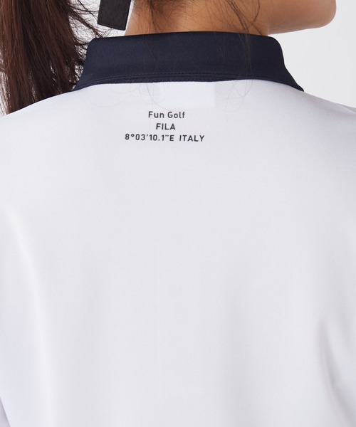 FILA GOLF（フィラゴルフ ）の「長袖シャツ（シャツ/ブラウス・レディース・ホワイト/ネイビー/ブラック・MEDIUM/LARGE/X-LARGE）」の20枚目の写真