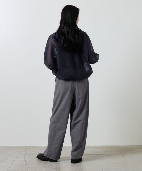 MARW UNITED ARROWS(マルゥ ユナイテッドアローズ)の「<MARW UNITED ARROWS>シアー パーカー(パーカー・レディース・オフホワイト/ブラック/ネイビー・FREE)」の7枚目の写真