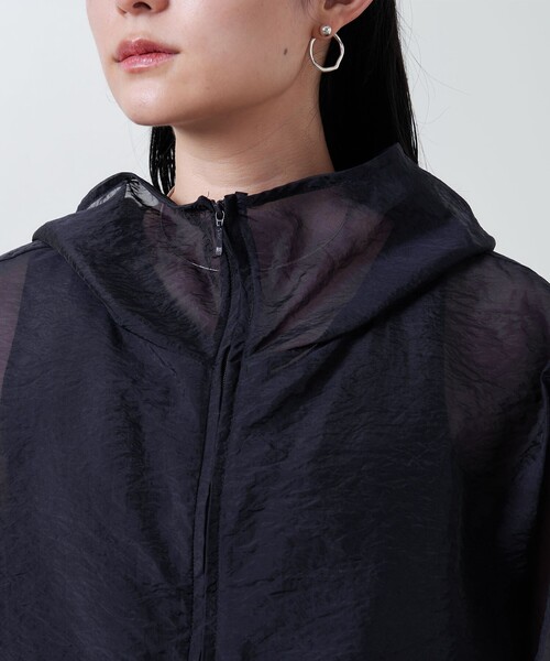 MARW UNITED ARROWS(マルゥ ユナイテッドアローズ)の「<MARW UNITED ARROWS>シアー パーカー(パーカー・レディース・オフホワイト/ブラック/ネイビー・FREE)」の17枚目の写真