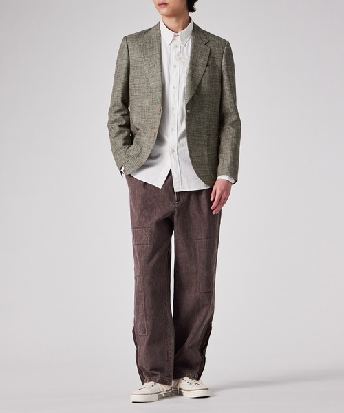 PS Paul Smith(ピーエスポールスミス)の「RED EAR ヘムジップ デニムタックパンツ / 152602 RJ003(デニムパンツ・メンズ・ダークブラウン・MEDIUM/LARGE/X-LARGE)」の7枚目の写真