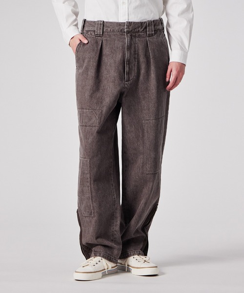 PS Paul Smith(ピーエスポールスミス)の「RED EAR ヘムジップ デニムタックパンツ / 152602 RJ003(デニムパンツ・メンズ・ダークブラウン・MEDIUM/LARGE/X-LARGE)」の8枚目の写真