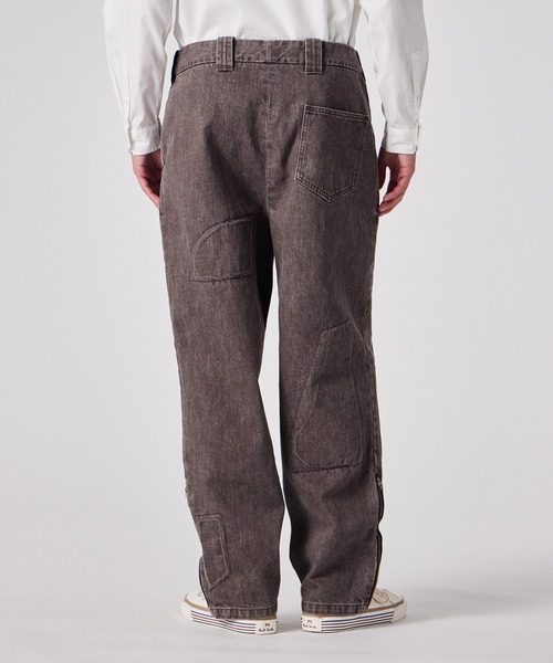 PS Paul Smith(ピーエスポールスミス)の「RED EAR ヘムジップ デニムタックパンツ / 152602 RJ003(デニムパンツ・メンズ・ダークブラウン・MEDIUM/LARGE/X-LARGE)」の9枚目の写真