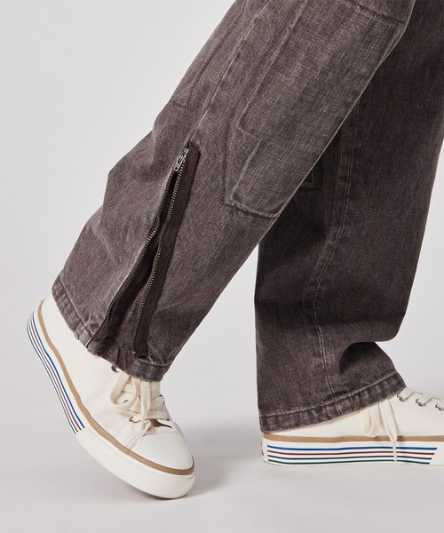 PS Paul Smith(ピーエスポールスミス)の「RED EAR ヘムジップ デニムタックパンツ / 152602 RJ003(デニムパンツ・メンズ・ダークブラウン・MEDIUM/LARGE/X-LARGE)」の10枚目の写真