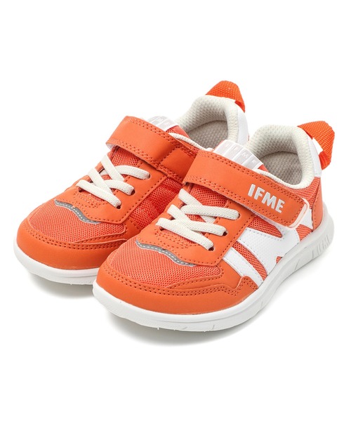 IFME（イフミー）の「KIDS｜IFME LIGHT 軽量ソールスニーカー（スニーカー・キッズ・ピンク/オレンジ/パープル/ネイビー・15.0cm/15.5cm/16.0cm/16.5cm/17.0cm/17.5cm/18.0cm/18.5cm/19.0cm/19.5cm/20.0cm/20.5cm/21.0cm）」の4枚目の写真