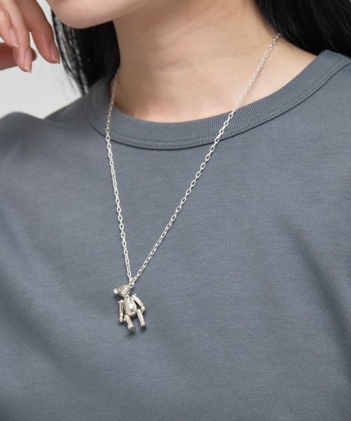 【AMBUSH】Teddy bear Charm Necklace/追跡+関税+全国送料込み AMBUSH Teddy Bear Charm Necklace | Gold | FARFETCH