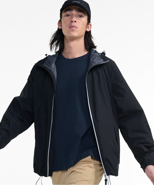 AIGLE（エーグル）の「MTD 全天候型 防水 撥水 透湿 フーデッドジャケット（マウンテンパーカー・レディース・ブルー/モスグリーン/セージグリーン/ダークブルー/ブラック・S/M/L）」の22枚目の写真