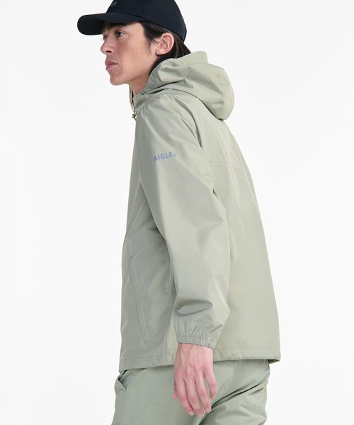 AIGLE（エーグル）の「MTD 全天候型 防水 撥水 透湿 フーデッドジャケット（マウンテンパーカー・レディース・ブルー/モスグリーン/セージグリーン/ダークブルー/ブラック・S/M/L）」の8枚目の写真