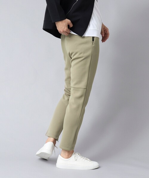 NOLLEY’S（ノーリーズ）の「【ACTIVE SECT】《限定展開》ダブルニットスウェットパンツ 25SS（その他パンツ・メンズ・ブラック/チャコールグレー/カーキ・M/L/XL/S）」の4枚目の写真