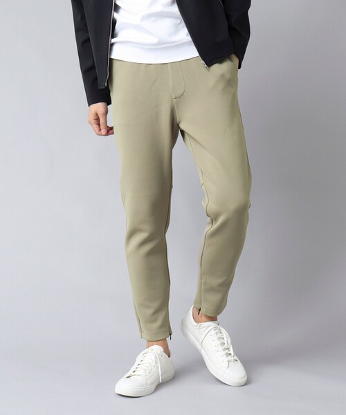 NOLLEY’S（ノーリーズ）の「【ACTIVE SECT】《限定展開》ダブルニットスウェットパンツ 25SS（その他パンツ・メンズ・ブラック/チャコールグレー/カーキ・M/L/XL/S）」の5枚目の写真