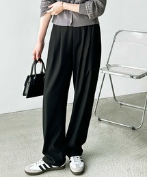 GeeRA（ジーラ）の「【体型拾わず美脚見え/低身長サイズ有】オフィスでもプライベートでも！カーブスラックスパンツ（その他パンツ）」