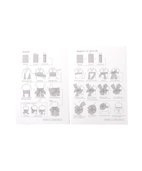 Ampersand（アンパサンド）の「【帯2本セット/ジュニア対応】ワンピースとしても着られる！ ももとギンガム浴衣（浴衣・キッズ・ラベンダー/イエロー/ピンク・80/90/100/110/120/130/140）」の10枚目の写真