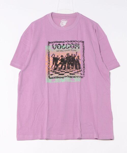 【Volcom】 Star Shields バックプリント T シャツ セール】VOLCOM/ボルコム 半袖Tシャツ バックプリント フロント