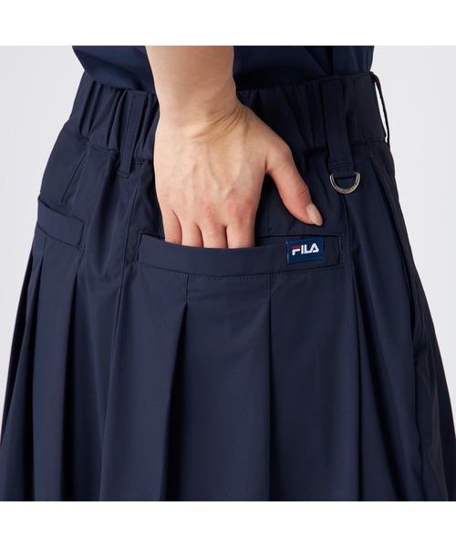 FILA GOLF(フィラゴルフ )の「FILA GOLF/フィラ ゴルフ ゴルフウェア ウエストギャザー 配色 プリーツスカート(スカート・レディース・ネイビー/ライトブルー/ホワイト・LL/L/M)」の15枚目の写真