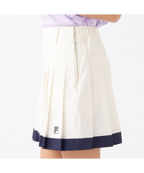 FILA GOLF(フィラゴルフ )の「FILA GOLF/フィラ ゴルフ ゴルフウェア ウエストギャザー 配色 プリーツスカート(スカート・レディース・ネイビー/ライトブルー/ホワイト・LL/L/M)」の21枚目の写真