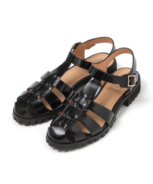 ARTESANOS(アルテサノス)の「【ARTESANOS】グルカサンダル(サンダル・レディース・ブラック・36/37/38)」の1枚目の写真