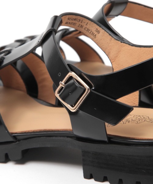 ARTESANOS(アルテサノス)の「【ARTESANOS】グルカサンダル(サンダル・レディース・ブラック・36/37/38)」の3枚目の写真