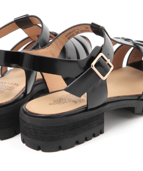 ARTESANOS(アルテサノス)の「【ARTESANOS】グルカサンダル(サンダル・レディース・ブラック・36/37/38)」の11枚目の写真