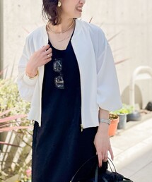 NOLLEY’S Sophi | ウォッシャブル強撚ライトブルゾン(ブルゾン)