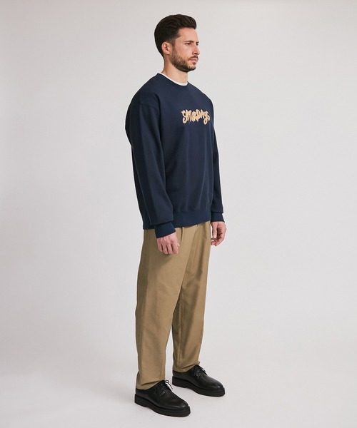 Saturdays NYC（サタデーズ ニューヨークシティ ）の「NEON SATURDAYS SWEATSHIRT（Tシャツ/カットソー・メンズ・ホワイト/ネイビー・S/L/M/XL）」の8枚目の写真