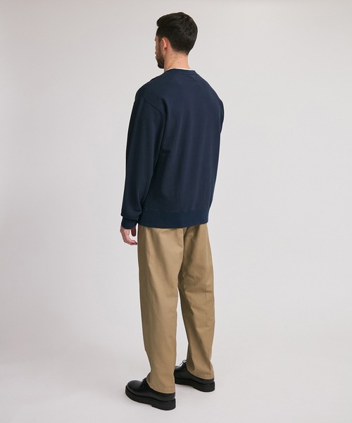 Saturdays NYC（サタデーズ ニューヨークシティ ）の「NEON SATURDAYS SWEATSHIRT（Tシャツ/カットソー・メンズ・ホワイト/ネイビー・S/L/M/XL）」の9枚目の写真