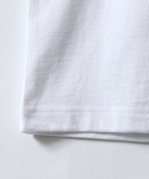 DISCUS（ディスカス）の「DISCUS/ディスカス USAコットン ヘビーウェイト ロゴワッペン刺繍 半袖Tシャツ レディース メンズ（Tシャツ/カットソー・メンズ・グレー/グレイッシュブルー/ブラック/グレイッシュベージュ/ピンクベージュ/ホワイト/オートミール/ネイビー・M/L/LL）」の21枚目の写真