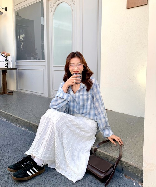 everycoco(エブリーココ)の「Aラインレースフレアロングスカート(スカート・レディース・ホワイト・FREE)」の19枚目の写真