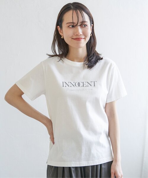 ikka(イッカ)の「【プチプラ1990円(税抜)】ロゴフォトプリントTシャツ【親子コーデ】(Tシャツ/カットソー・レディース・オフホワイト/チャコールグレー/オレンジ/ホワイト・M/L/S)」の19枚目の写真