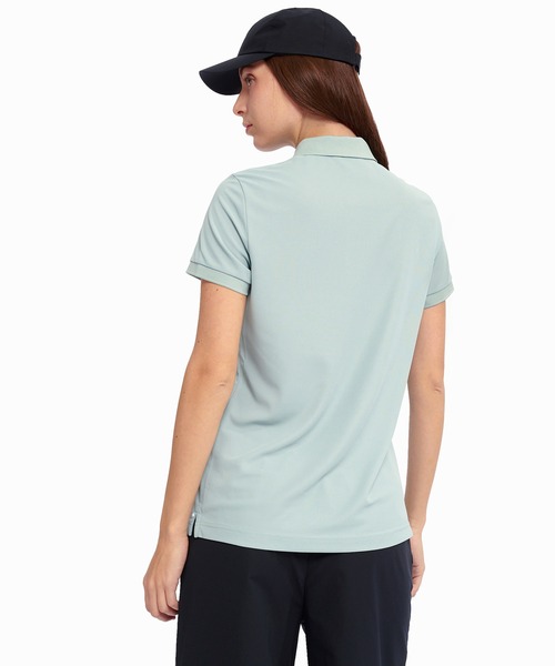 COOL TOUCH UVカット 吸水速乾 ワンポイントロゴ刺繍 ポロシャツ