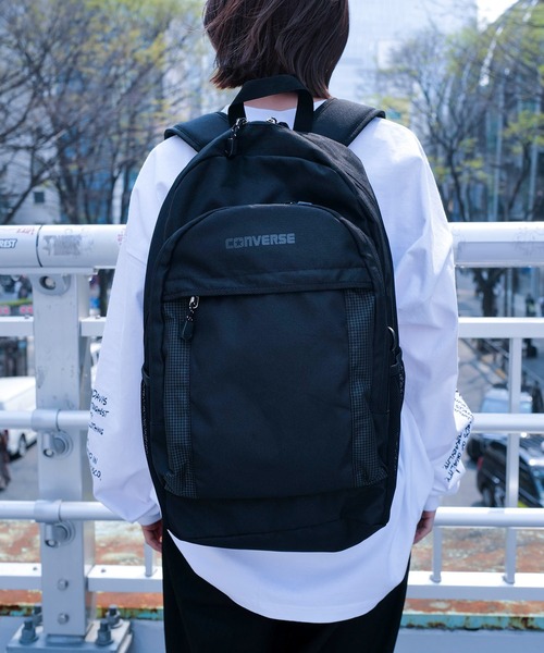 CONVERSE（コンバース）の「【CONVERSE／コンバース】NEWロゴバックパック（バックパック/リュック・メンズ・ブラック/ピンク/サックスブルー/ホワイト・FREE）」の10枚目の写真