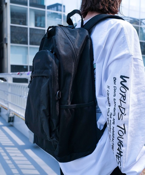 CONVERSE（コンバース）の「【CONVERSE／コンバース】NEWロゴバックパック（バックパック/リュック・メンズ・ブラック/ピンク/サックスブルー/ホワイト・FREE）」の12枚目の写真